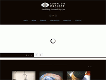 Tablet Screenshot of globaleyeproject.org